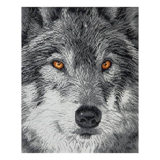 Michaels, Wolf Square Diamond Art Kit by Make Market® – Category: Diamond Painting Kits